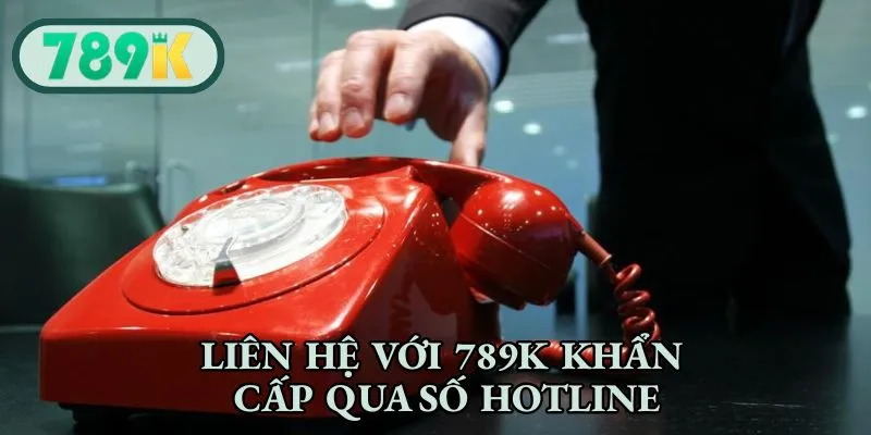 Liên hệ với 789K khẩn cấp qua số hotline